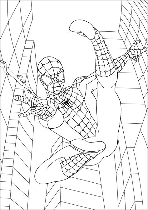 spiderman coloring pages